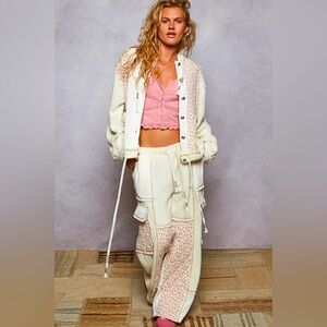 Floral Quilted Jacket & Pant Set